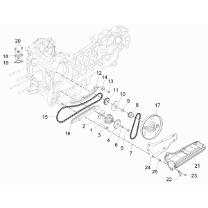 Piaggio Beverly 125 RST 4T 4V IE E3 2010-2015 Ölpumpe (EMEA)
