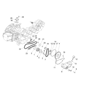 Ölpumpe Piaggio Liberty 50 4-Takt (IGET Euro 4)