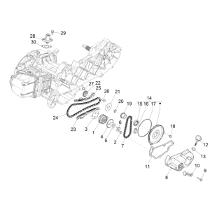 Piaggio Liberty 50 4-Takt-Ölpumpe (IGET Euro 5)