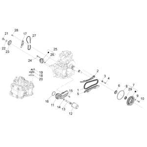 Piaggio MP3 350 Maxi Sport E4 ABS 2018-2020 Ölpumpe (EMEA)