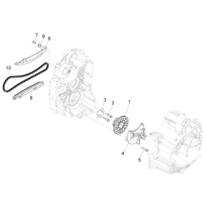 Ölpumpe MP3 500 LT Sport 2014-2016