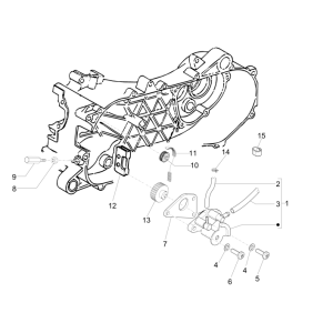 Ölpumpe Piaggio Zip 50 SP 2006-2013
