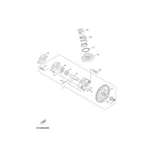 Ölpumpe Yamaha Neos 4-Takt (nach 2008)