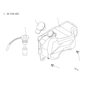 Öltank China Venom schwarz