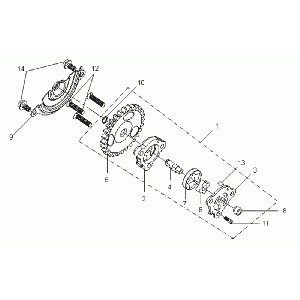 Ölpumpe SYM VS 125 Euro3