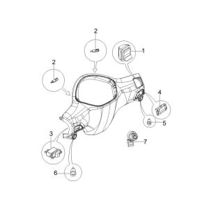Elektroteile 2 Piaggio Liberty 4-Takt