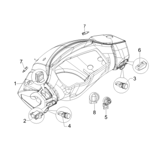 Umsteller - Wahlschalter - Taster - Gilera Runner 50 SP 2010-2017 Switches