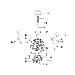 Vergaser Piaggio Liberty 4-Takt