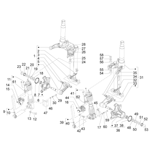 Telegabel Ersatzteile Piaggio MP3 300LT Sport 2009-2014