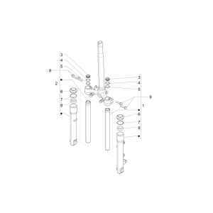 Telegabel Teile Piaggio Liberty 50 4-Takt (IGET Euro 4)