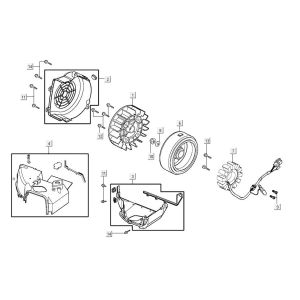 Zündkühlung AGILITY 16+ 4T 125 Matt Metallisch Hellblau
