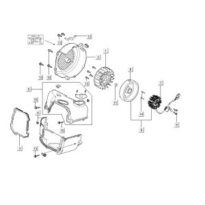 Zündkühlung Kymco Agility RS 4-Takt schwarz 11