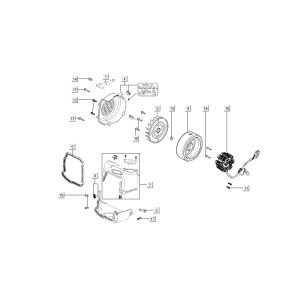 Zündkühlung Kymco Super8 4-Takt ab 2009 weiß