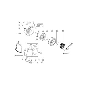 Zündkühlung Kymco Super 8 4-Takt (2007-2009) orange
