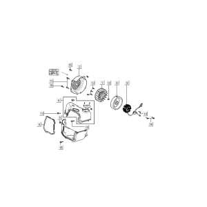 Zündungskühlkappe Kymco Agility Delivery 4-Takt euro4 schwarz