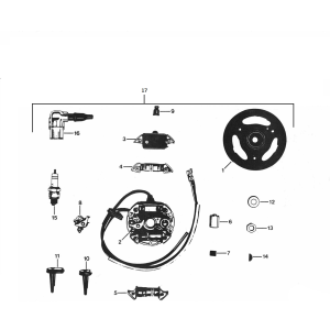 Zündung - Stator - Schwungscheibe Zundapp 529-010 und 020