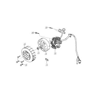 Zündung Kymco Grand Dink 2-Takt Silber