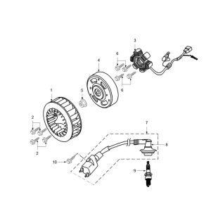 Zündung Peugeot Speedfight 2 AC E2 2-Takt