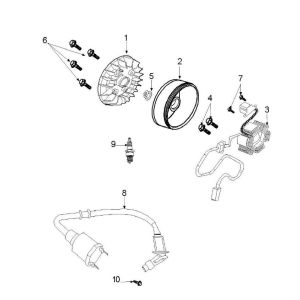 Zündung Peugeot Speedfight 3 4-Takt