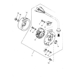Zündung Yamaha Bw's 2-Takt