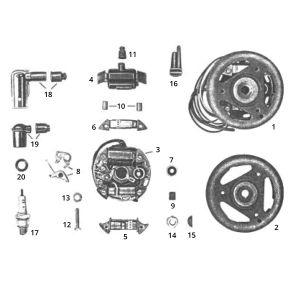 Zündapp GTS 50 517-400L Zündung