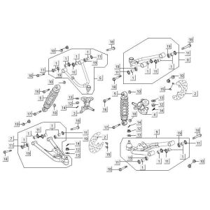 Federung Kymco MXU 300R