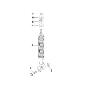 Stoßdämpfer Piaggio Liberty 4-Takt