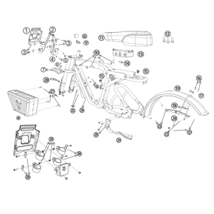 Andere Teile Yadea Trooper 01 Fat Bike