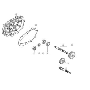 Übertragung AGILITY 16+ 4T 200i Matt Metallisch Hellblau
