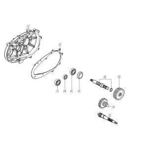Getriebe AGILITY 16+ 4T 200i Matt Metallic Silber