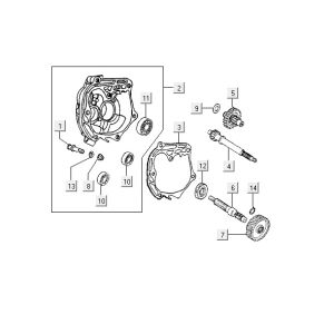 Getriebe Kymco Vitality 2t ac blau