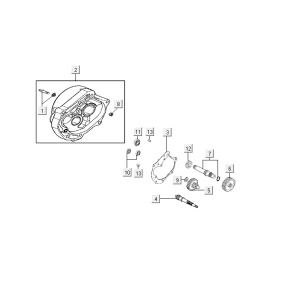 Getriebe Kymco VP50i Einspritzung euro4 tecno Silber