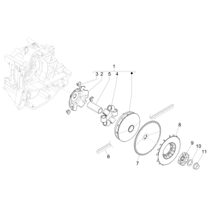 Piaggio Liberty 50 4-Takt-Antriebsscheibe (IGET Euro 5)