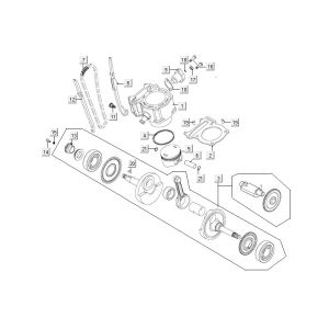 Kolben Kymco MXU 300R