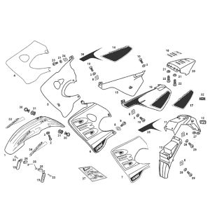 Blech Derbi Senda SM DRD - O.M.