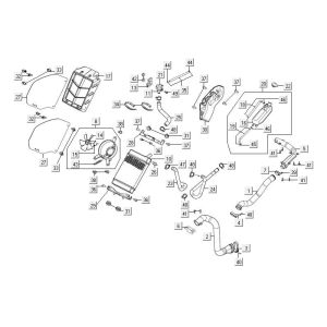 Kühler Kymco MXU 300R