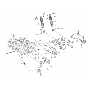 Yadea Voltguard Heckdämpfer