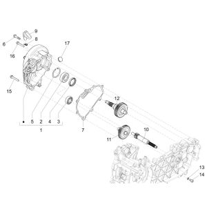 Piaggio Liberty 125 4-Takt 3V IE ABS-Reduziergruppe (IGET Euro 5)