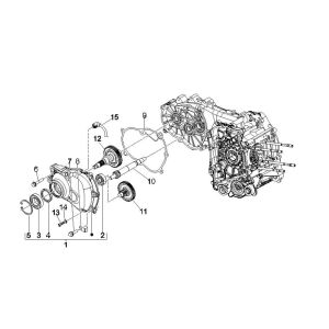 Reduziergruppe Vespa GTV 250 4T 4V IE