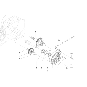 Reduziergruppe Piaggio Liberty 50 4-Takt (IGET Euro 4)