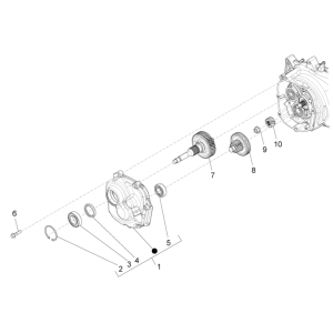 Reduziergruppe für Piaggio MP3 350 Maxi Sports E4 ABS 2018-2020 (EMEA)