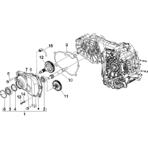 Reduziergruppe Vespa GTS 250 ie 2005-2016 (ohne ABS)