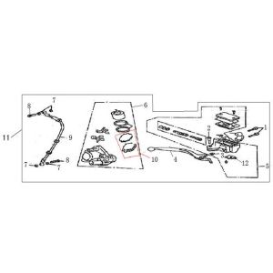 Bremse rechts AGM GT pink