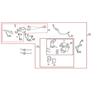 Bremse für Neco Lola creme terra