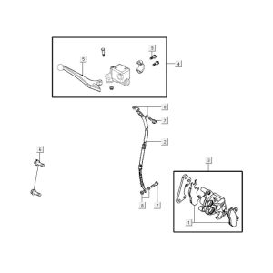 Bremsteile Kymco K-Pipe 125cc