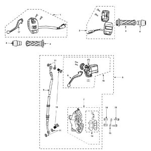 Bremsteile Peugeot Speedfight 3 4-Takt