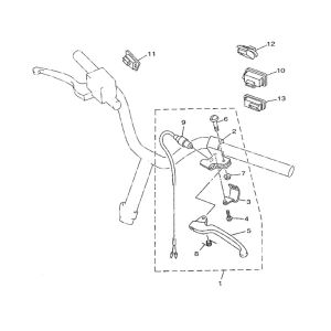 Bremshebel links Yamaha Neo's 2-Takt (2003 bis 2008)