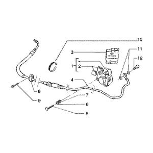 Bremssattel hinten Gilera Runner 180cc FXR 2-Takt