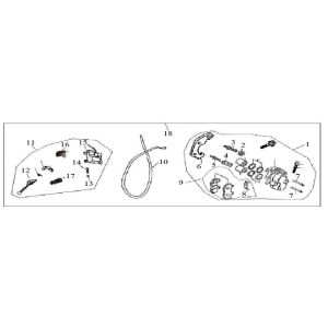 Bremssattel China GT Champagner