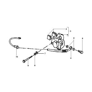Bremssattel Gilera Runner 98-2005 2-Takt